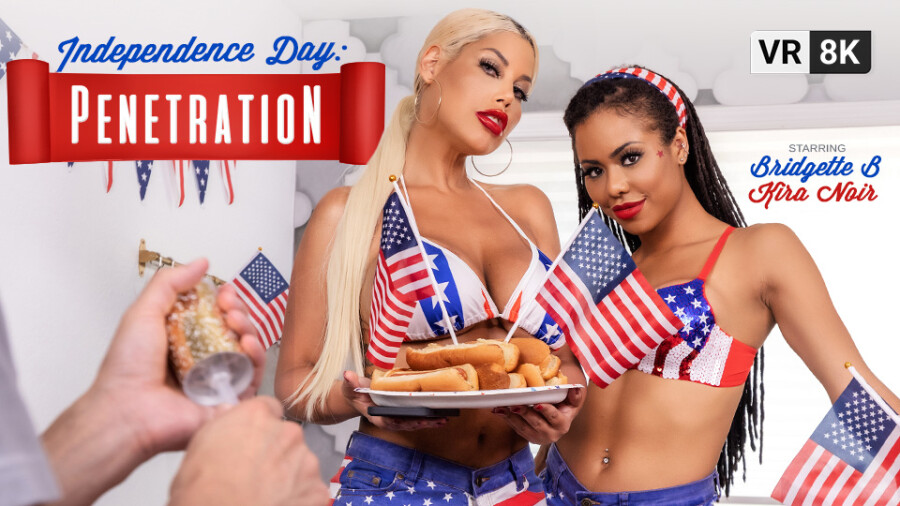 Kira Noir, Bridgette B Celebrate VR Bangers’ ‘Independence Day’