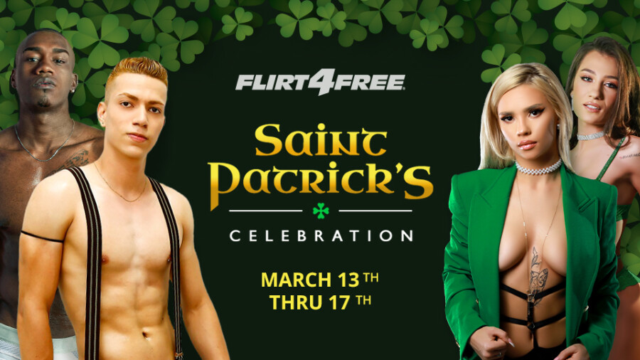 Flirt4Free Sets K Prize Pool for St. Patrick’s Day Cam Contest