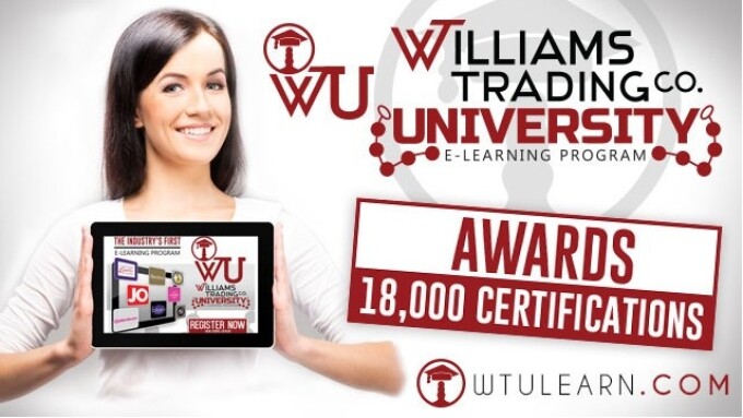 Williams Trading University Awards 18,000 e-Learning Certifications