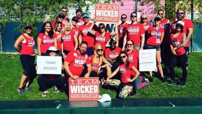 Jessica Drake, Team Wicked Raise Funds at AIDS Walk L.A.