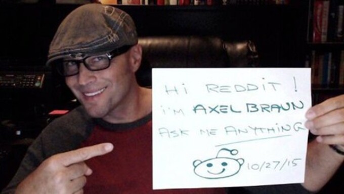 Axel Braun to Do Reddit AMA Tuesday