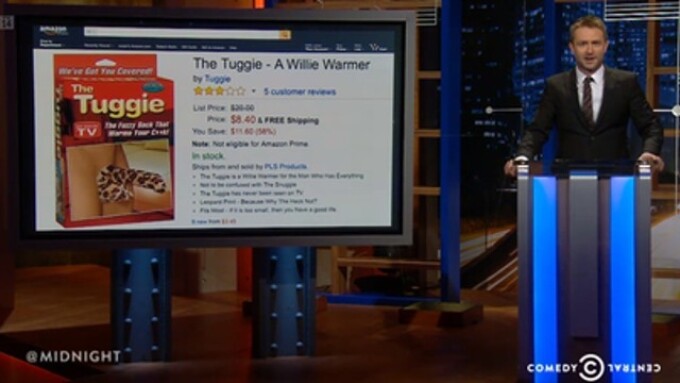 Pipedream’s Tuggie Appears on Comedy Central’s ‘@midnight’