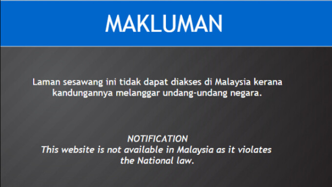 Malaysia Cuts Off Access to More Than 1,000 Adult Websites