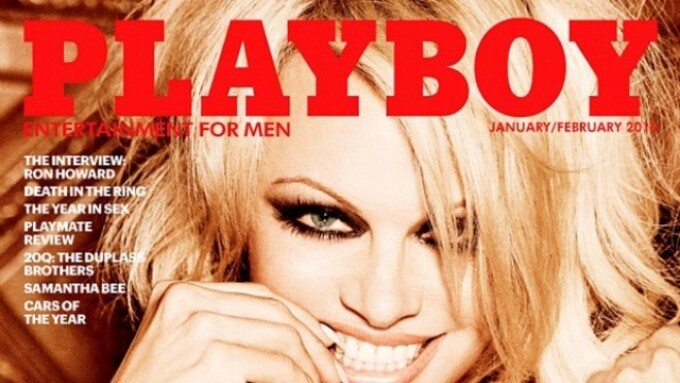 Pamela Anderson Covers Playboy's Last Nude Issue