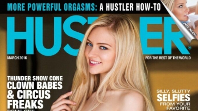 Hustler's March Issue Features Cover Girl Alli Rae