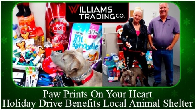 Williams Trading Donates to Local Animal Shelter