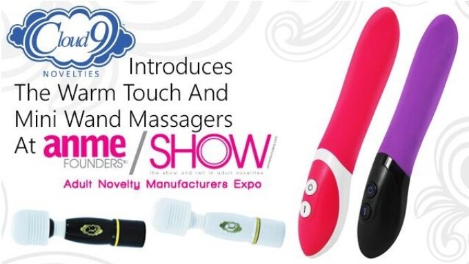 Cloud 9 Novelties Introduces Warm Touch, Mini Wand Massagers