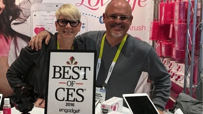 OhMiBod Honored for Lovelife Krush at Best of CES Awards