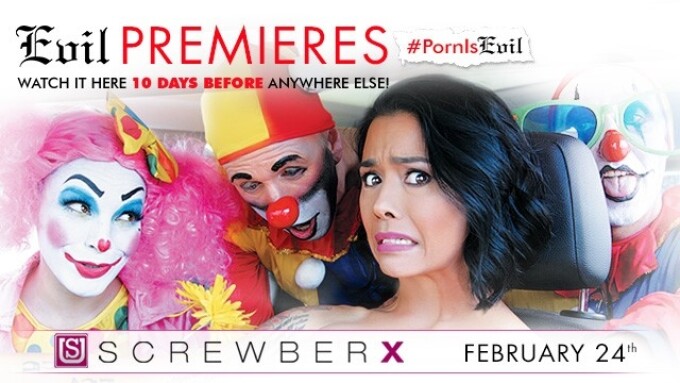 Evil Angel Premieres 'ScrewberX' 