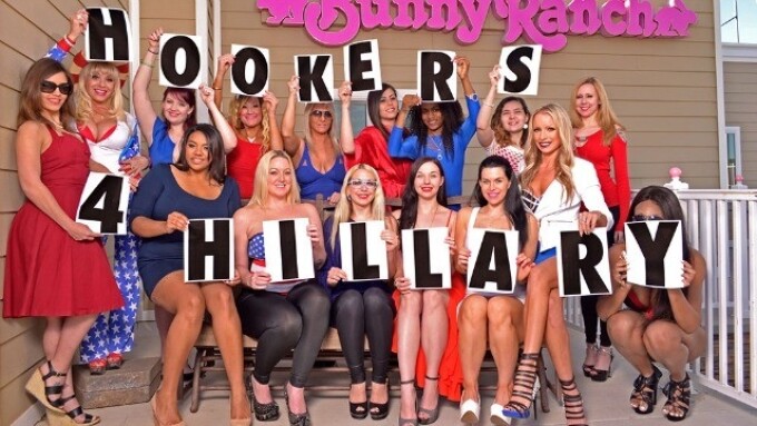Bunny Ranch Sex Workers Back Clinton, Launch Support Site  