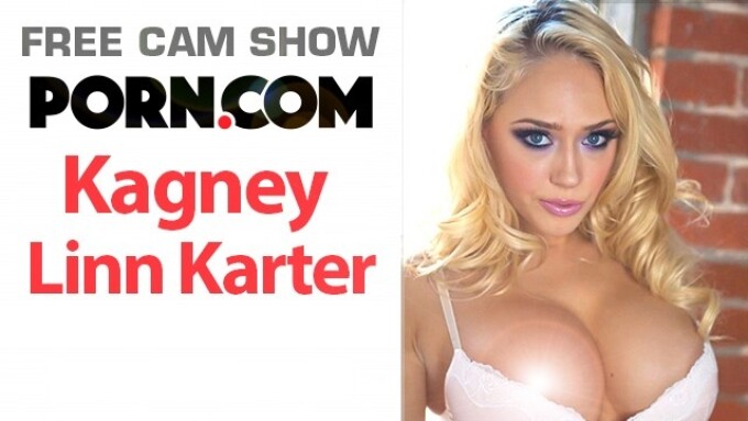 Kagney Linn Karter in Free Cam Show, Friday on Porn.com