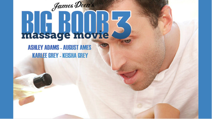 James Deen Productions Debuts Big Boob Massage Movie 3