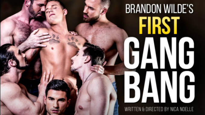 Brandon Wilde's 1st Gangbang Premieres on IconMale.com