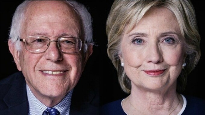 XBIZ Poll Shows Clinton, Sanders Are Favored Presidential Candidates
