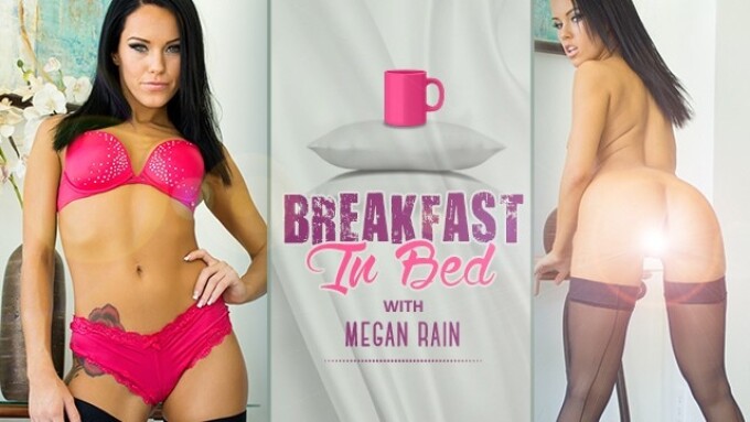 Megan Rain Makes Her WankzVR Debut With 'Breakfast in Bed'