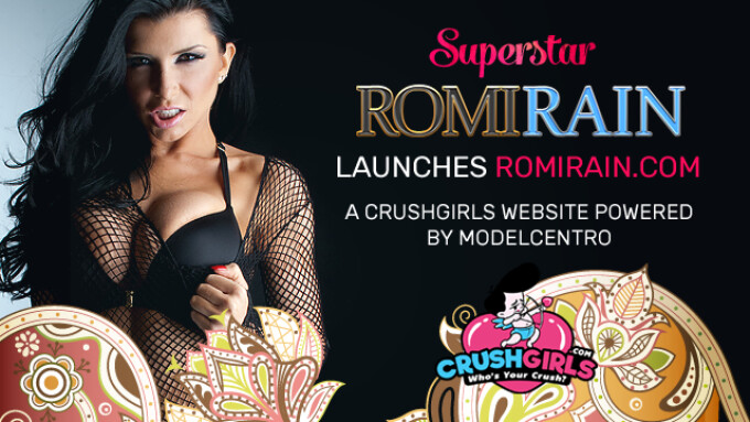 CrushGirls Star Romi Rain Launches Site Powered by ModelCentro
