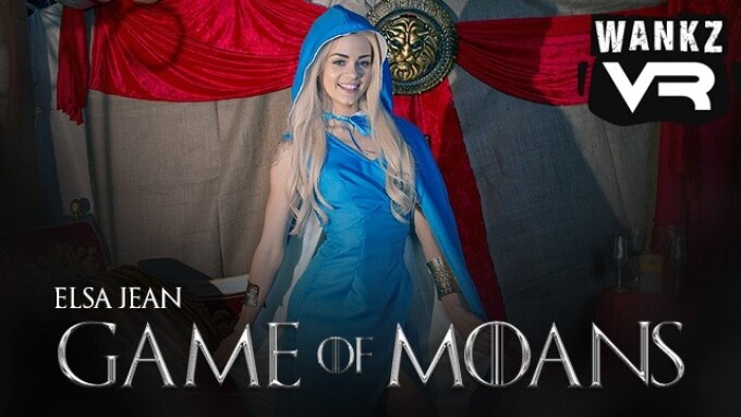 Elsa Jean Featured in WankzVR's Virtual Porn Parody 'Game of Moans'