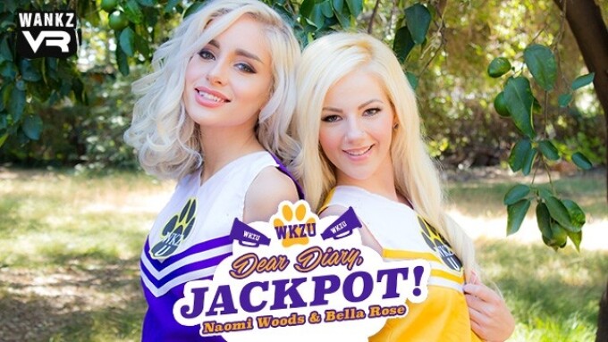 Naomi Woods, Bella Rose in WankzVR's 'Dear Diary, Jackpot!'