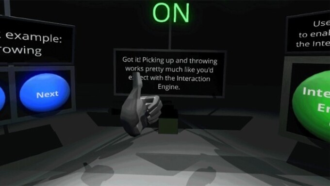 Leap Motion's Interaction Engine Enables 'Hands-On' VR