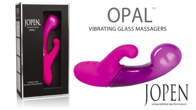 JOPEN Debuts Opal Glass Massager