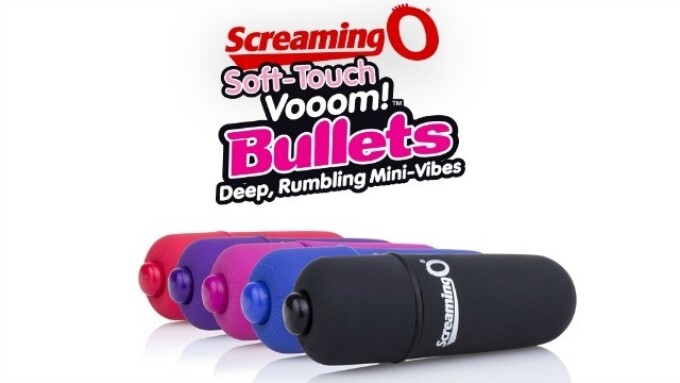 Screaming O Debuts Soft-Touch Vooom Bullet With Rumbling Motor