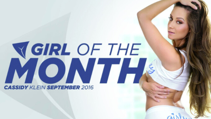 Cassidy Klein Named Girlsway Girl of the Month