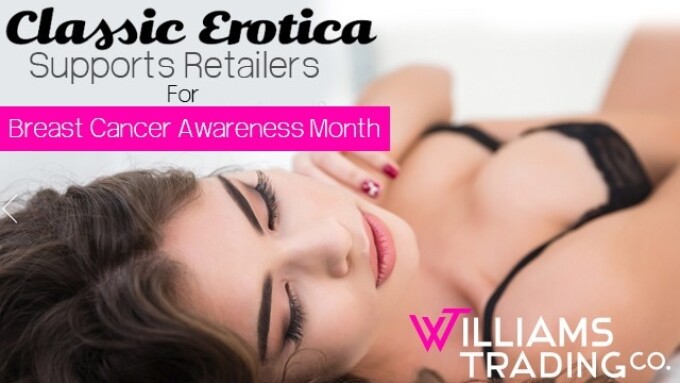 Classic Erotica Supports Retailers for Breast Cancer Awareness Month