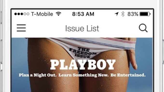 Nude-free Playboy Now on iTunes, Google Play