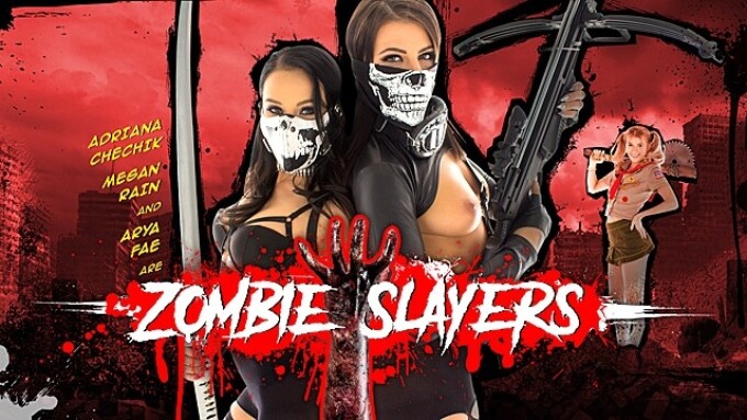 Adriana Chechik Megan Rain Arya Fae In Wankzvrs Zombie Slayers 3420