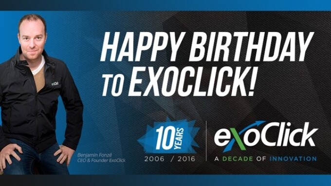 ExoClick Celebrates 'Decade of Innovation'
