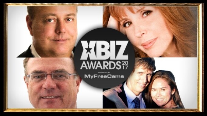 XBIZ Announces 2017 Pioneer Award Honorees