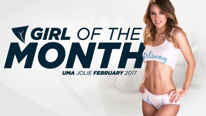 Uma Jolie Named February Girlsway Girl of the Month