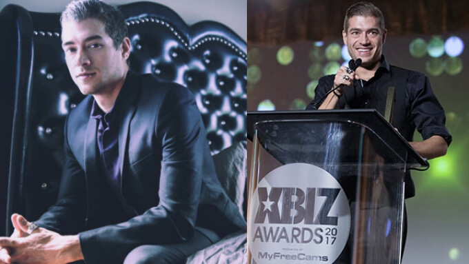 XBIZ Male POY Xander Corvus Dons the Crown