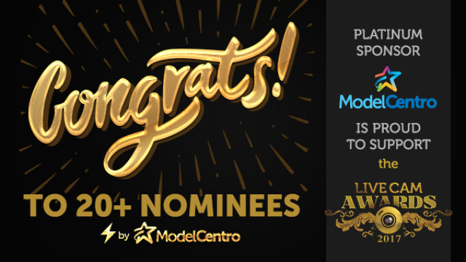 ModelCentro Sponsoring Live Cam Awards