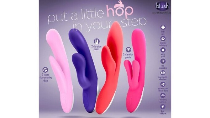 Blush Novelties Release 'Hop' Line of Rabbit-Style Vibes