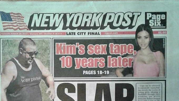 N.Y. Post Story Celebrates 10-Year Anniversary of Kardashian Sex Tape