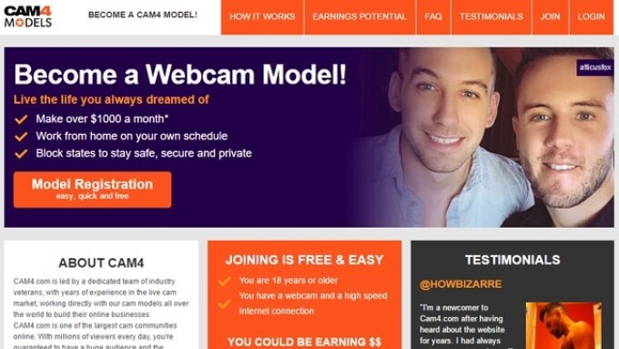 CAM4 Announces Euro Payment Options for Performers