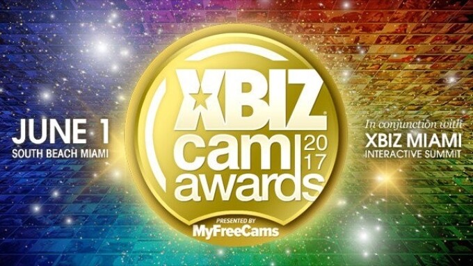 1st XBIZ Cam Awards Finalist Nominees Announced