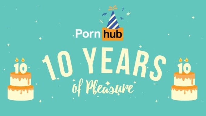 Video: Pornhub Celebrates 10th Anniversary