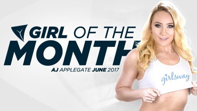 AJ Applegate Named Girlsway Girl of the Month