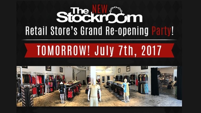 Stockroom Plans Grand Re-opening Party for Flagship Store