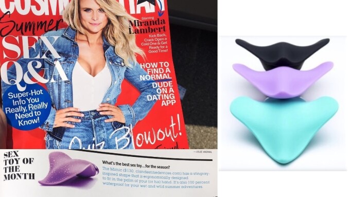 Clandestine's MIMIC Named Cosmo's 'Sex Toy of the Month'