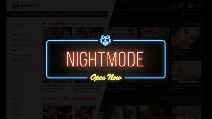 xHamster Debuts 'Night Mode' Skin