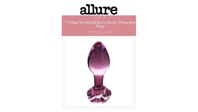 Pipedream's Icicles Plugs Featured in Allure, Women's Press