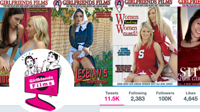 Girlfriends Films Reaches 100K Twitter Followers