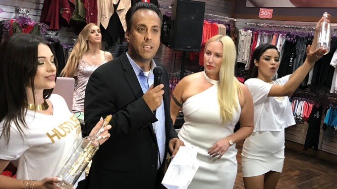 Hustler Vodka Launch Party Brings Out Adult Stars, Execs