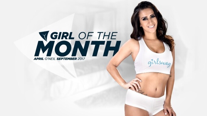 April O'Neil Named Girlsway Girl of the Month
