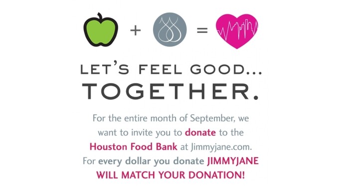 Jimmyjane Matching Donations for Hurricane Harvey Relief Efforts