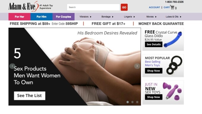 AdamAndEve.Com Expands Reach With International Shopping Cart