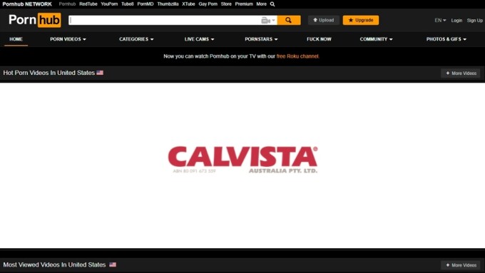 Calvista Exclusively Distributing PornHub Toys in Australia, New Zealand